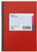 König & Ebhardt Kladde 8616271 Notitieboek Geruit Rood DIN A6