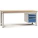 Manuflex WP5422.0001 établi (l x h x p) 1500 x 800 x 700 mm gris, vert