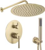 Rea Js-622711Bg Argon - Inbouwdoucheset - Geborsteld Goud - + Box - 40X25X20Cm