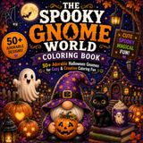 The Spooky Gnome World Coloring Book