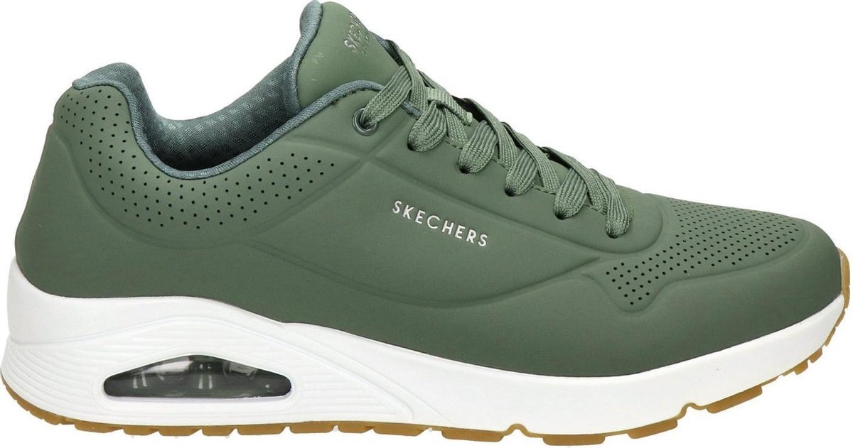 SKECHERS Street heren sneaker - Groen - Maat 45