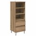 vidaXL Highboard Artisan Eiken 40 x 36 x 110 cm Bois traité