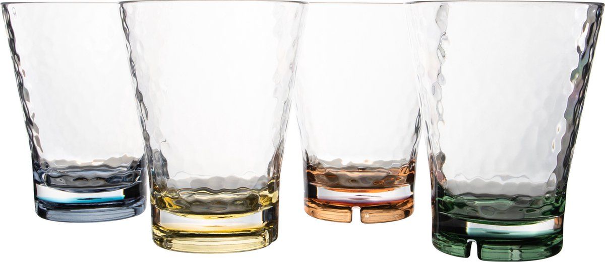 Bo-Camp - Pastel collection - Waterglas - Arbois - 350 ml - 4 Stuks