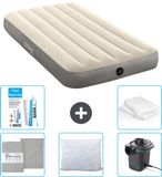 Intex Luchtbed - 1-Persoons - 99 x 191 x 25 cm - Beige
