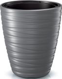 Prosperplast Plantenpot/bloempot Amazing - steengrijs - D37 x H42 cm