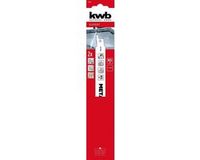 KWB lame de scie sabre 20,3cm HSS bimétal, carbure 2 pièces