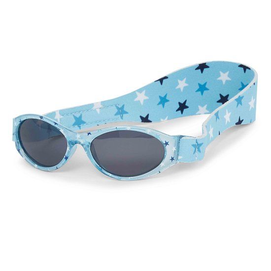 Dooky Baby Zonnebril Martinique Blue Star - 0-2 Jaar - Zwart - Unisex