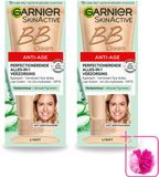 Garnier SkinActive BB Cream Light - Anti-Aging - Getinte Dagcrème - 50 ml - 2 Stuks