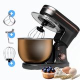 BluMill Accessoire robot multifonction - Inox - 1200 W - 6 vitesses - 5 L - Noir / Or Rose