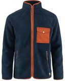 Fjällräven Fjallraven Vardag Pile Fleece M Heren Outdoorvest - Navy-Autumn Leaf - S