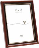 Deknudt Frames Fotolijst S407H2 - Hout - Bruin - Gouden Biesje - 13x18 cm