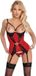 Cottelli Lingerie Set voor dames Red/Black M
