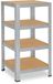Shelfplaza HOME étagère métallique - 115x40x40 cm - zingué - 4 tablettes