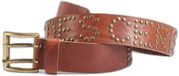 Le Temps des Cerises Dames klassieke riem bruin Leer 90 cm
