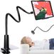 Schwanenhals-Handyhalterung – Flexible Halterung für Bett, fauler Arm – 360° verstellbare Klemmhalterung für Schlafzimmer, Büro, Badezimmer (Schwarz)