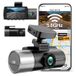 V58 Dash Cam 3 canaux - 4K avant, 1080p arrière/habitacle, GPS, Wi-Fi