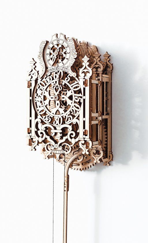 Houten bouwpakket - Engine clock - 265 onderdelen - Ugears - Linda's