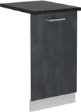 Vicco R-Line Vaatwasserfrontpaneel – 45 cm, WB Antraciet Zwart beton