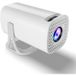 Aiorber Beamer, fonction de calibrage automatique, avec Bluetooth, portable, convient pour home cinéma, fêtes, 10,3 x 10,3 x 20,4 cm, Blanc