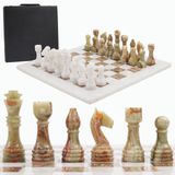Jeu d'échecs en marbre, 15 pouces, échiquier pour adultes