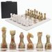 Jeu d'échecs en marbre, 15 pouces, échiquier pour adultes