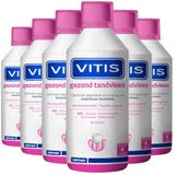 Vitis Bain de bouche pour gencives saines - 6 x 500 ml - Lot économique