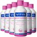 Vitis Bain de bouche pour gencives saines - 6 x 500 ml - Lot économique