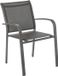 Hespèride fauteuil rond Essentia 88x56x63 cm grijs