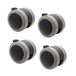 WAGNER design yourself WAGNER meubelwielen/dubbele wielen set van 4 - SOFT - diameter Ø 50 mm, met zacht loopvlak, max. belasting 50 kg/wiel - 01222304