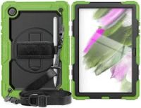 Selected by GSMpunt.nl Samsung Galaxy Tab A8 Hoes met Screen Protector en Handriem Groen