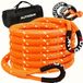 AutoDunk 1" x 30' kinetische herstel- en sleepkabel (33 lbs), met 2 zachte sluitingen (33 lbs) offroad herstelkit voor 4WD pick-up truck, SUV, ATV, UTV (oranje)