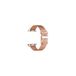 COOL SMARTPHONES & TABLETS ACCESSORIES armband voor Apple Watch Series 1/2 / 3/4 / 5/6 / 7 / SE (42/44 mm) metaal roségoud