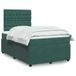 Maison Exclusive - Sommier à lattes de lit avec matelas vert foncé 120x190 cm