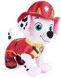 PAW PATROL: Le film Dino - Peluche de sauvetage Marshall - Peluche de sauvetage douillette de 25 cm avec effets sonores - Pour enfants à partir de 3 ans