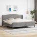 Maison Exclusive - Cadre de lit en velours gris clair 200 x 200 cm