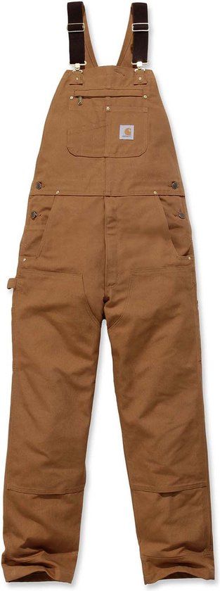 Carhartt Relaxed Fit Duck Bib Overall - Carhartt Brown - Men's - Size 36/30