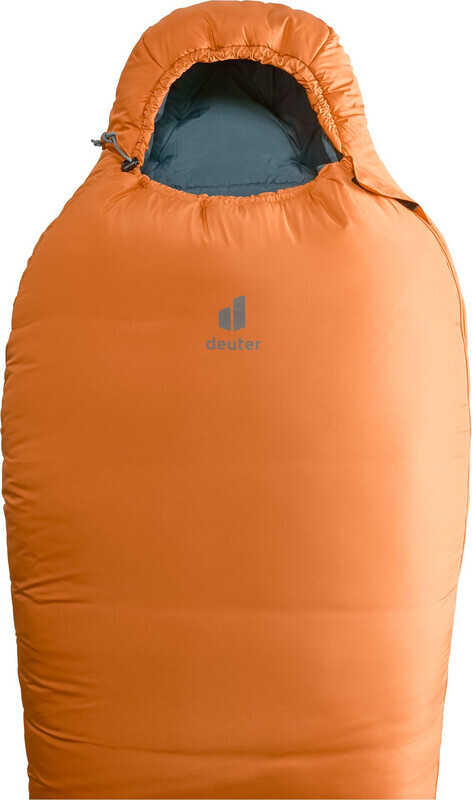 deuter deuter Orbit -5° SL Sleeping Bag, oranje Left Zipper 2023 Synthetische Slaapzakken