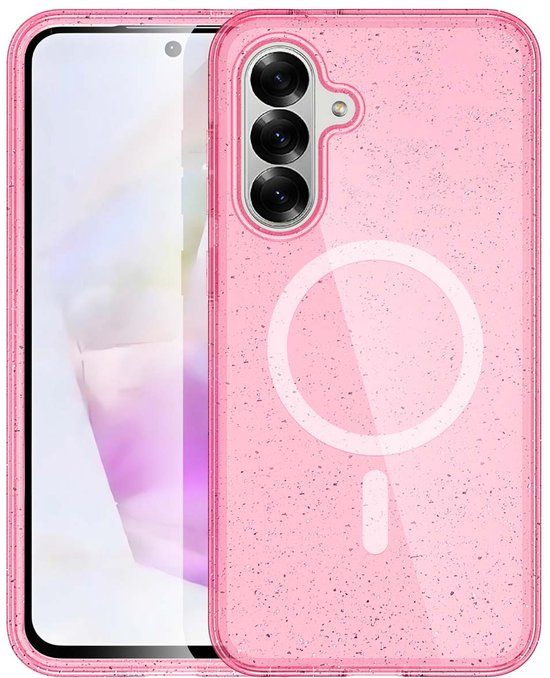 imoshion Sparkle Backcover met MagSafe voor de Samsung Galaxy A36 - Glitter Roze