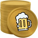 CombiCraft Biermunten / Consumptiemunten Goud - Ø29mm enkelzijdig bedrukt - 100 stuks