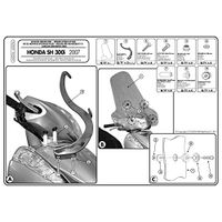 Givi A307A montagekit voor schijf 307A/308A
