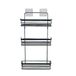 douceur d'intérieur Doucheset (26,4 x 10,5 x 49,5 cm) bedraad premium zwart, metaal