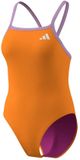 Adidas Thin Straps V-back Zwemkleding Oranje 40 Vrouw
