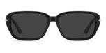 Isabel Marant IM 0263/S Lunettes de soleil rectangulaires pour femme Noir Gris 58mm