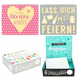 Depesche 10871-031 - Wensvuller Soundbox om geld en waardebonnen cadeau te geven, met melodie en geldbrief, ca. 11,2 x 9,5 x 3,5 cm