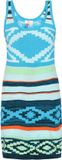 IZIA Jurk Blauw/Groen/Gemengde Kleuren