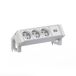 BACHMANN DESK2 GST18 RAL9010 aluminium voeding, 3 x UTE, 0,2 m, wit