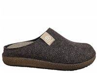 Rohde 6782 72 Pantoffel Open Hiel Bruin Vilt Heren