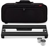 G4M Gear4music G4M Pedalboard with Integrated Power Supply and Carry Case, Small