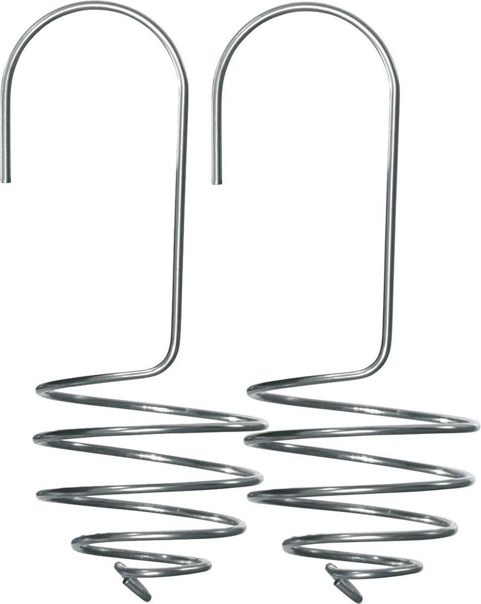 Express Vogel vetbalhouders - 2 stuks - Zilver