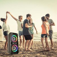 V-tac VT-6204-2 Mobiele speaker met Bluetooth en RGB - 2x 10W